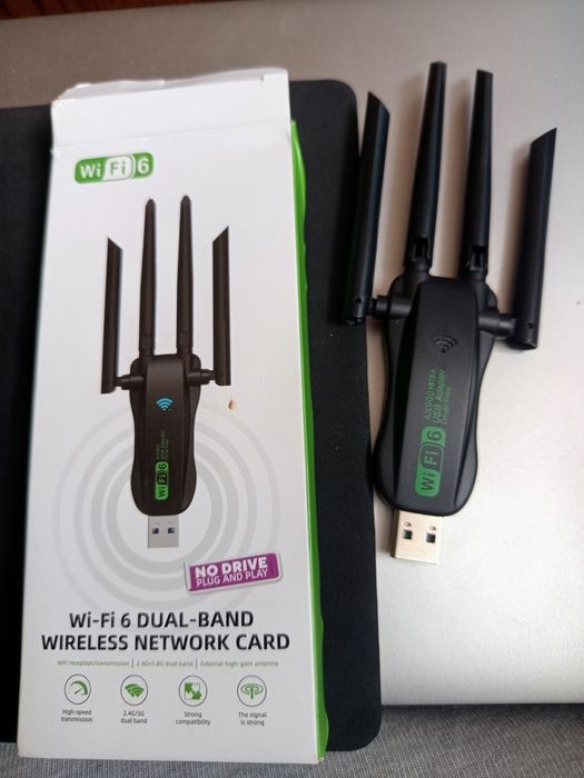 Karta sieciowa WI-FI 6G na USB