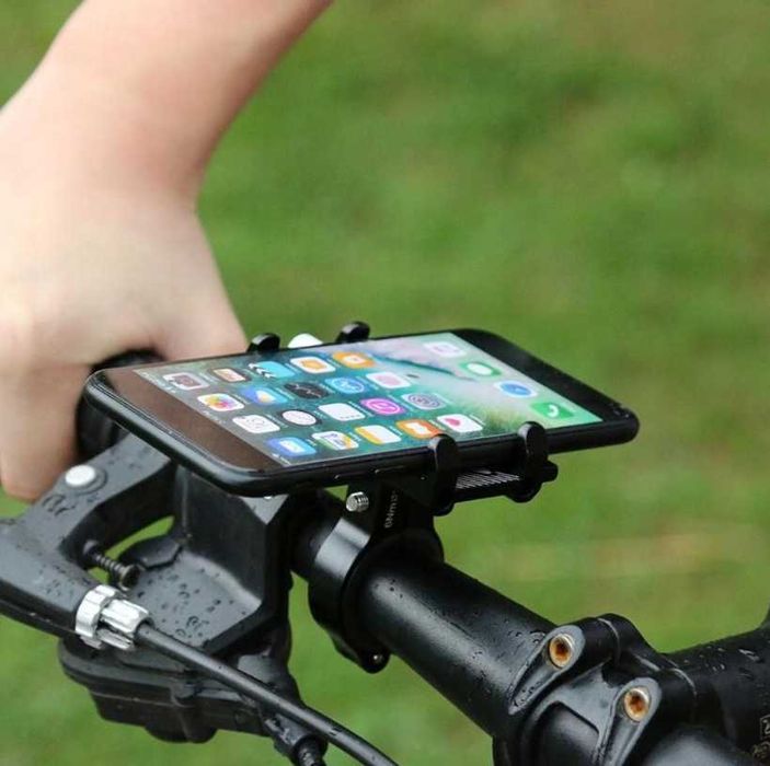 Uchwyt rowerowy motocyklowy na telefon GUB G81 aluminium