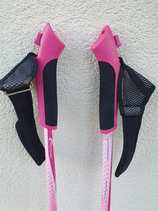 Kije kijki nordic walking trekingowe 105 cm Spokey Lipstick różowe