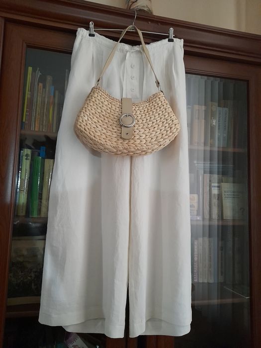 Льон. Штани великі палацо. р.4xl