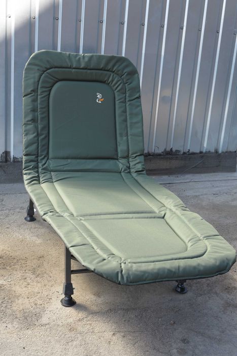 Раскладушка Elektrostatyk L6 до 120кг карповая на рыбалку ПОЛЬША