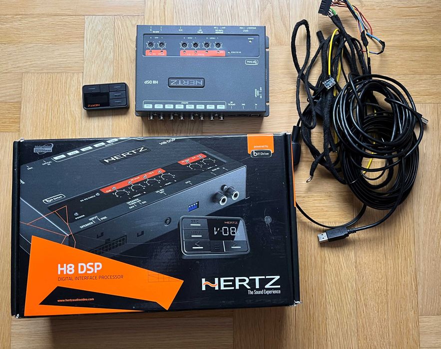 Hertz H8 DSP 8 chanel procesor 31 kanalow korekcja pilot stan igla