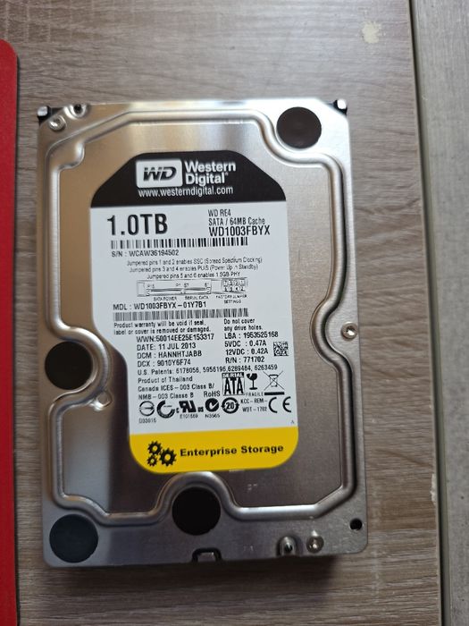 Disco sata WD 1 tb
