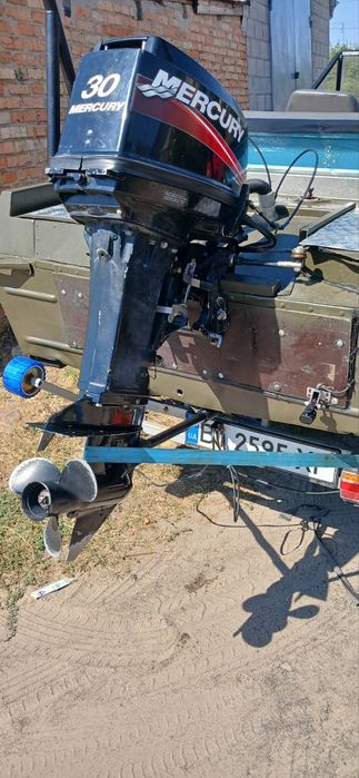 Лодка + мотор Меркурій 30