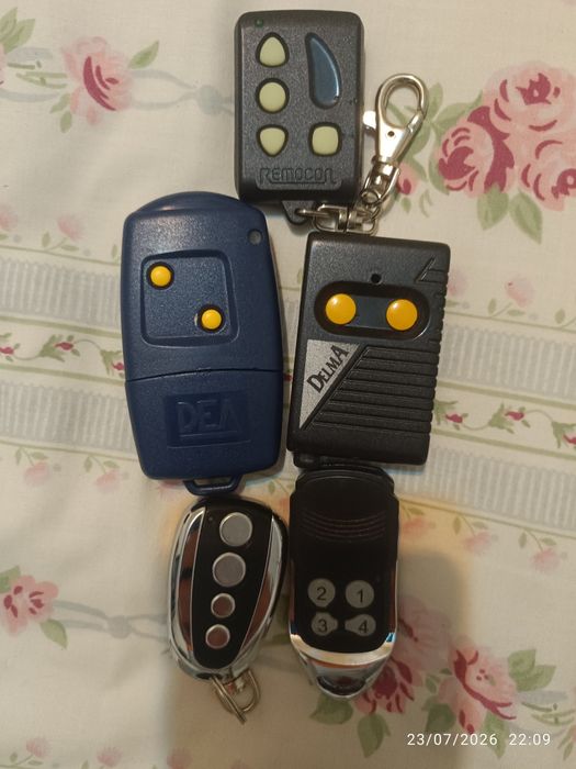 Comandos portão garagem