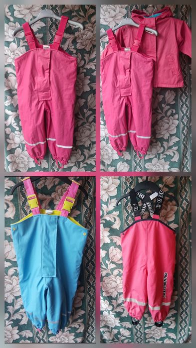 80,86/92Дощовик Грязепруф напів комбінезон штани куртка