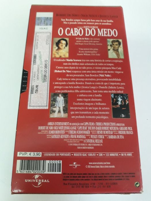 Filmes VHS Novos