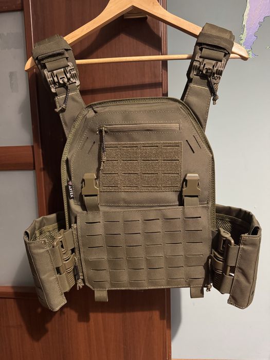 Kamizelka Taktyczna Plate Carrier Laser-Cut MOLLE – Olive
