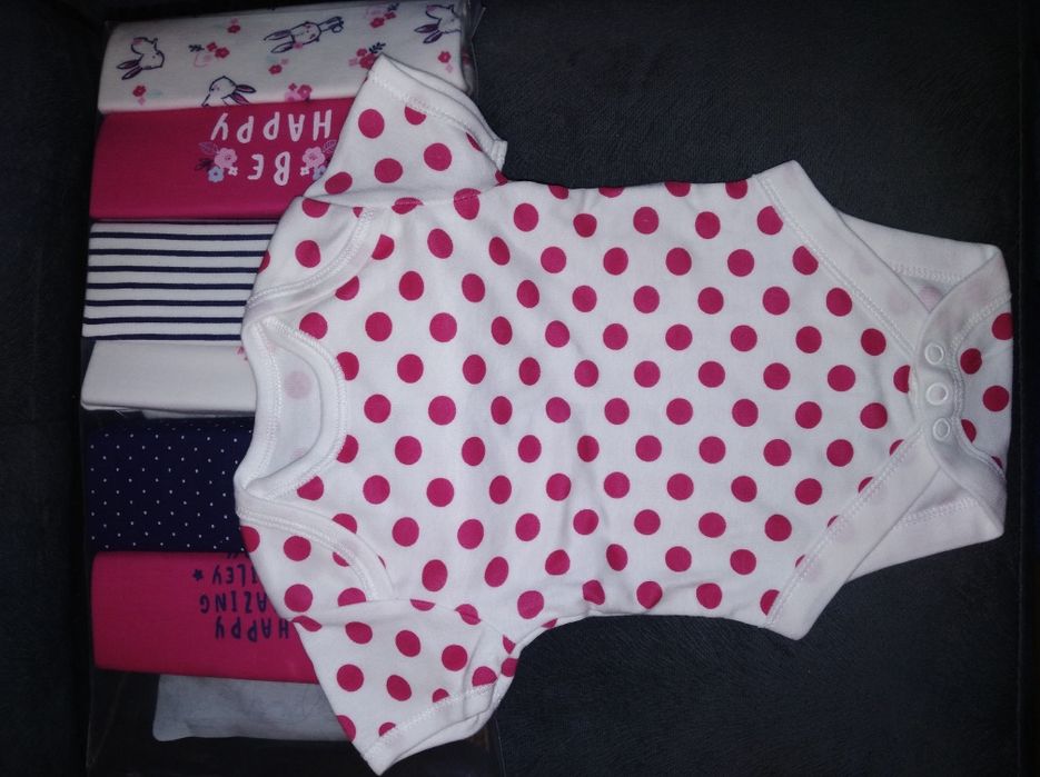 Body dla dziewczynki 7 par nowe