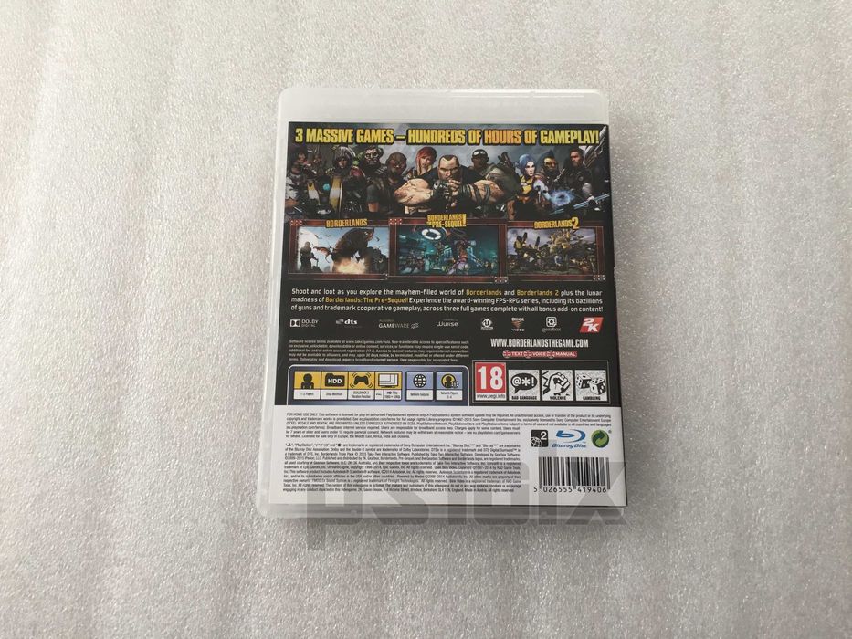 Borderlands Triple Pack playstation ps3