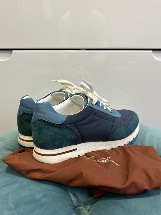 Бірюзові кросівки Loro Piana. Оригінал.