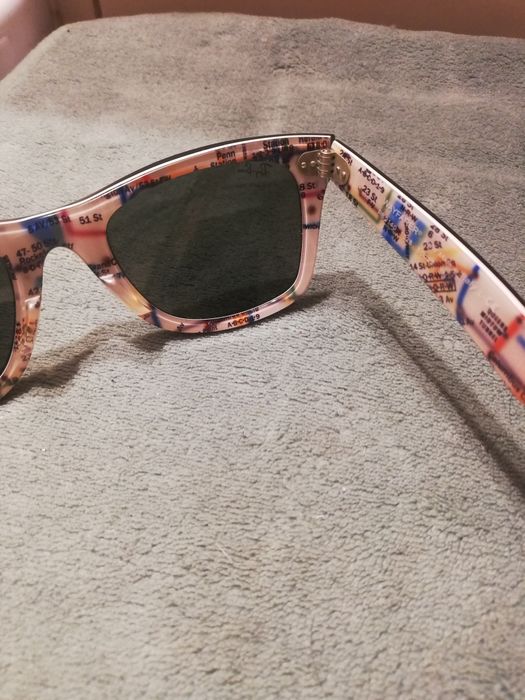 Okulary Ray ban w pokrowcu Emporio armani