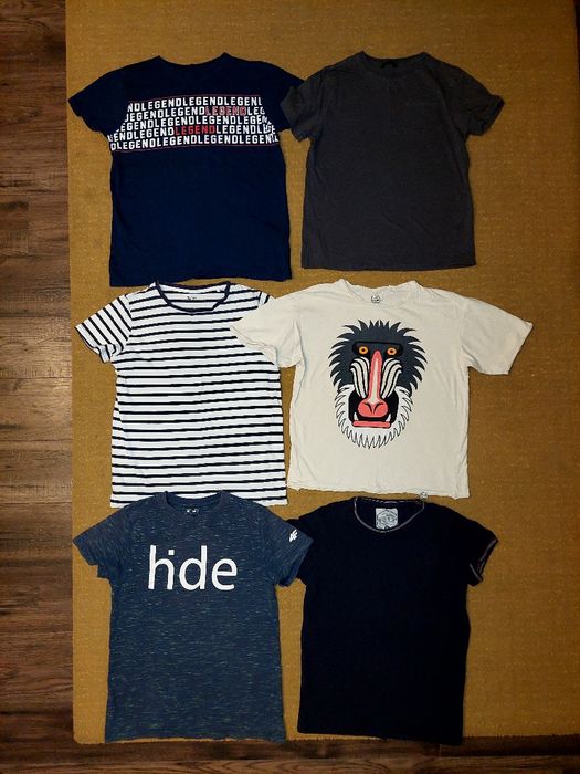 T-shirt 6 szt w bdb stanie 152-158 Smyk, 4F