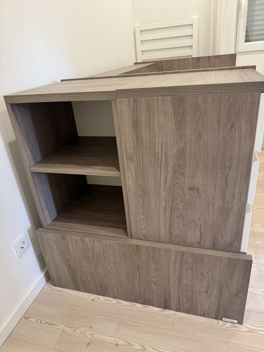 Cama evolutiva Trama combi + Colchão Care, com muito pouco uso