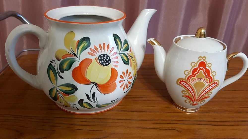Большой чайник и заварочный