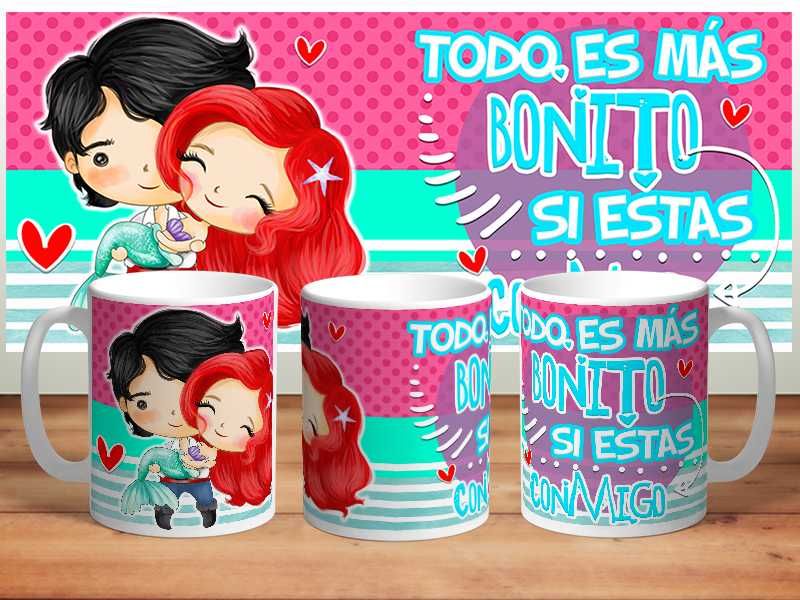 Coleção Canecas Principes e Princesas Disney