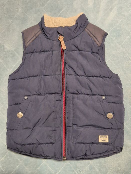 Bezrękawnik/ kamizelka ocieplana, dla chłopca, Next, rozm. 86