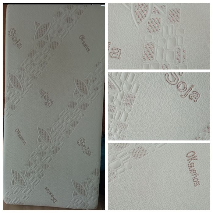 Colchão viscoelástico para cama de criança/solteiro  capa protetora)