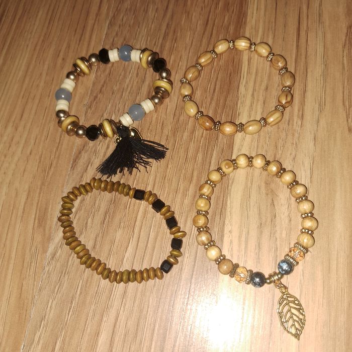 Zestaw 4 Bransoletek w Stylu Boho