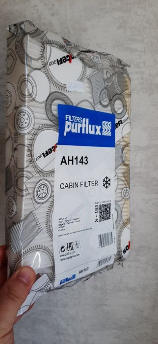Фільтр салону Purflux AH 143