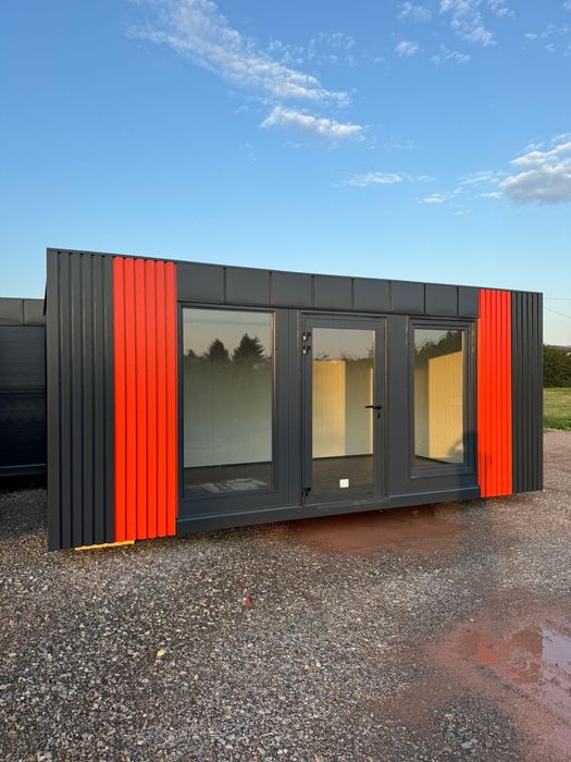 Pawilon z płyty warstwowej, OD RĘKI, kontener, kiosk, PIANA PIR, biuro