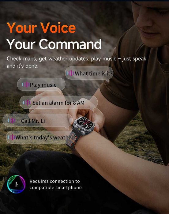 Смарт часы. VWAR TANK i152. NFC. 3D-меню. 1000mAh.LED-фонарик.