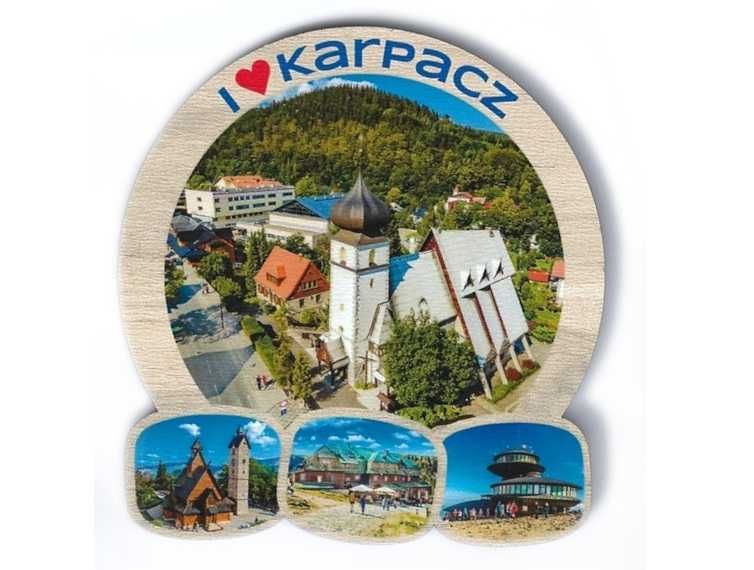 KARPACZ KARKONOSZE Magnes na lodówkę D368