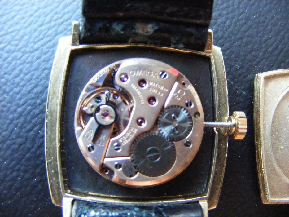 14k Zlota Omega Kostka Mechaniczna !