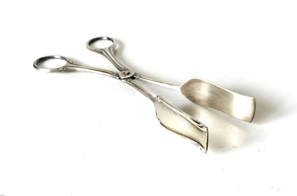 Szczypce do ciasta Dekoracyjne Reliefowe łopatki srebrne