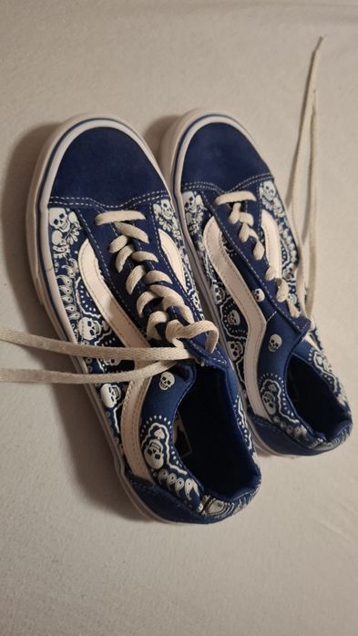 Buty damskie trampki Vans oryginalne 36.5 niebieskie