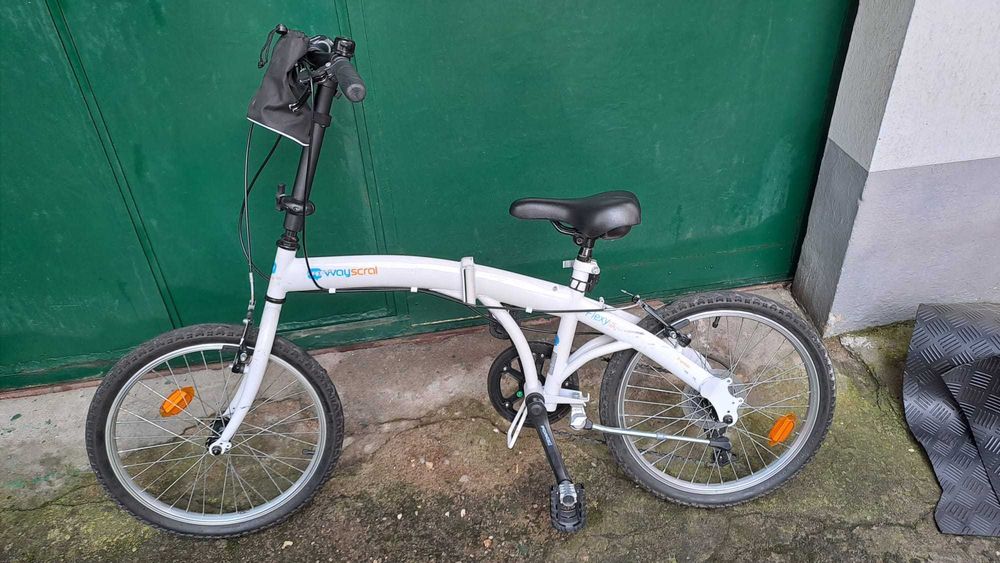 Bicicleta WAYSCRAL Takeaway 100 Branca