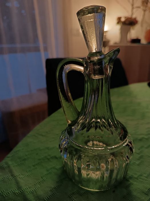 Galheteiro antigo em vidro