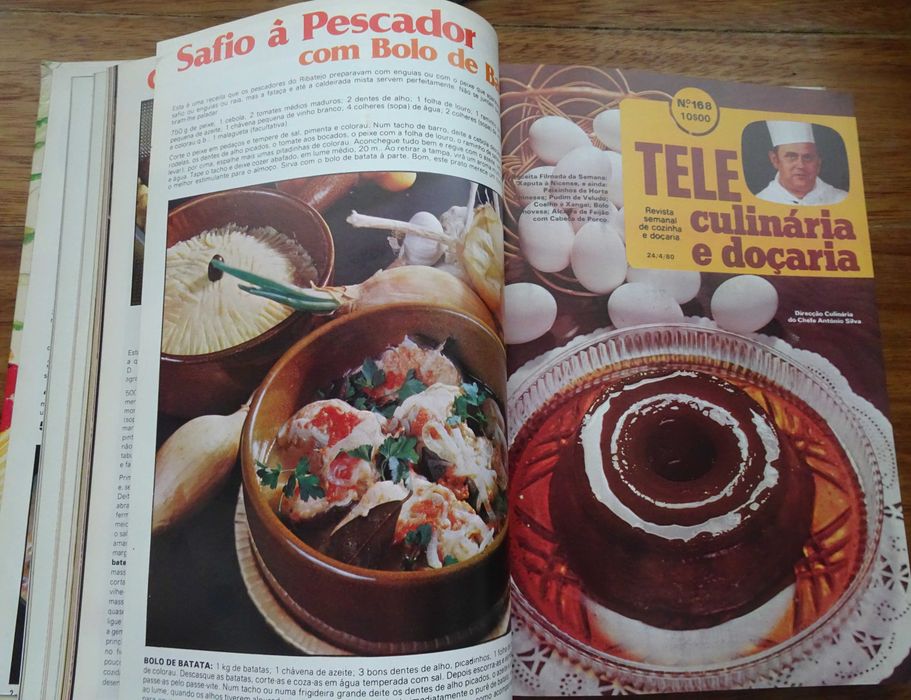 Tele Culinária e Doçaria (4º Volume) do Chefe António Silva