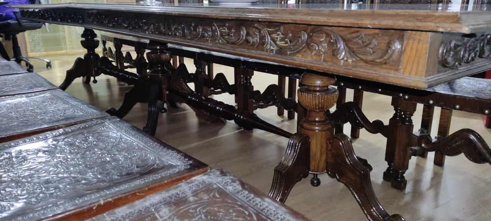 Mesa e cadeiras vintage