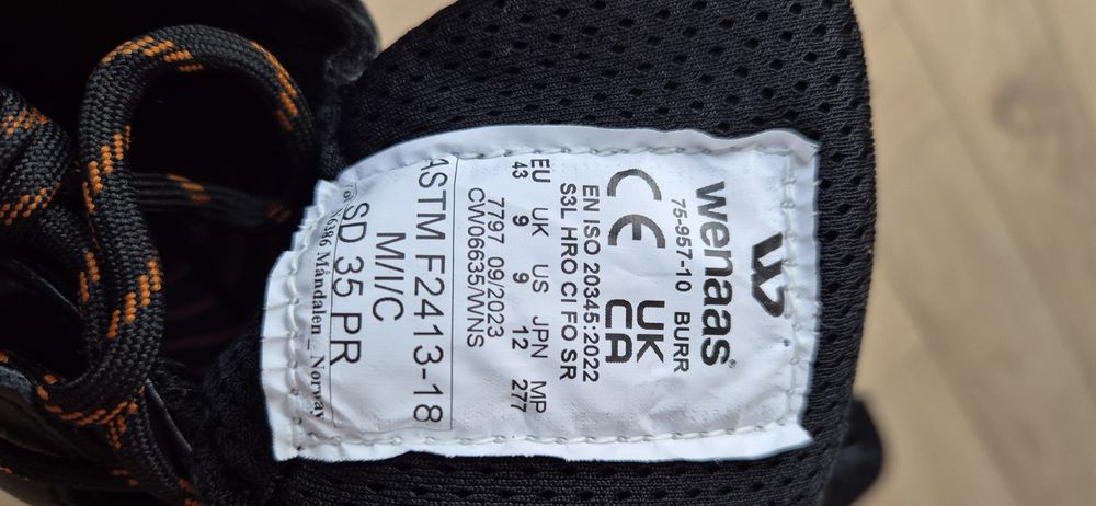 Buty robocze bhp WENAAS 43