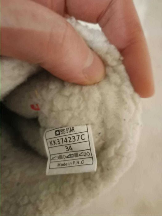 Buty Sniegowce dziecko 34 Big Star Kids Snow Boots KK374237