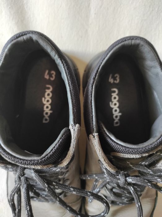 Buty trzewiki trekkingowe męskie   Nagaba skóra kodura nr 43