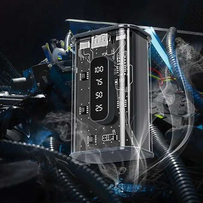 Powerbank 10 000 mAh Type-C Usb индикатор уровня заряда повербанк