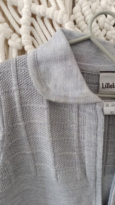 Lillelam kombinezon merino Muminek roz.92