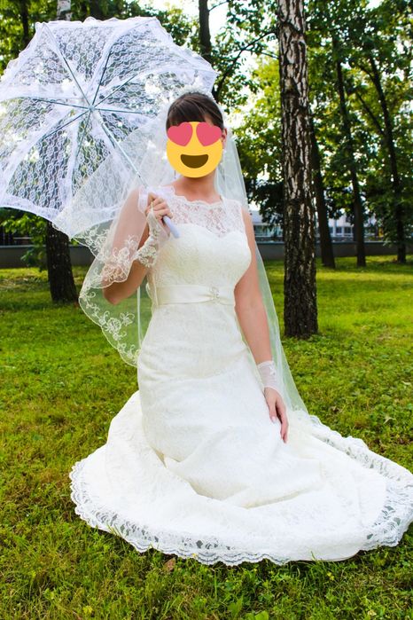 Весільна сукня, розмір 46