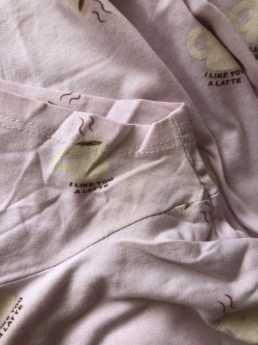 T-shirt rosa estampada