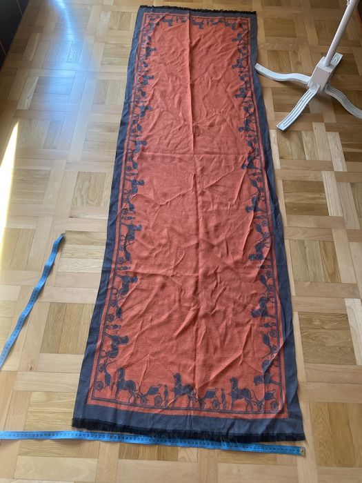 Szalik Hermès dwustronny