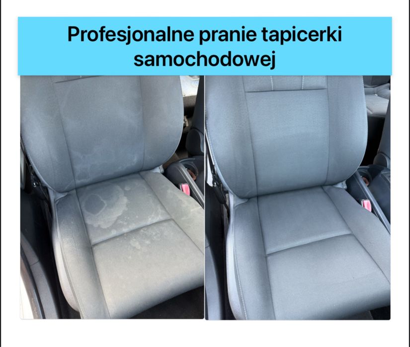 Pranie tapicerki samochodowej z dojazdem do klienta