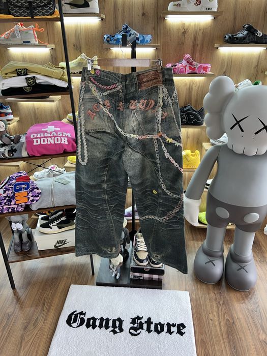 ‼️Знижка‼️Джинси Acne Studios Candy Chain Print