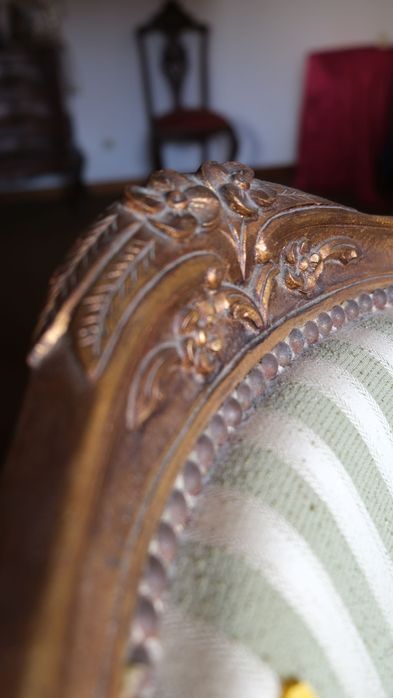 2 Cadeiras vintage almofadada