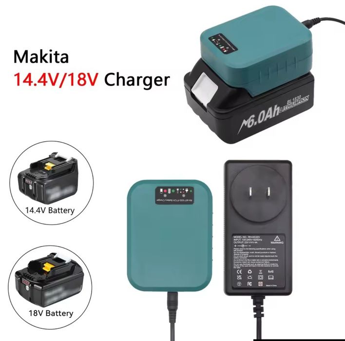 Carregador de bateria para MAKITA. Novos! 4A 18v