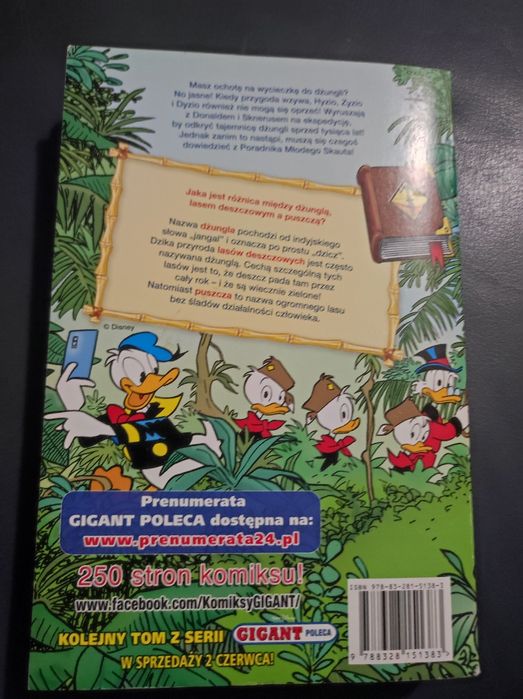Komiks Kaczor Donald Gigant. Amazońska pułapka. 2023 nr 244