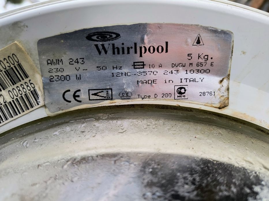 Części do pralki Whirlpool AWM 243-500 i BEKO 2350E