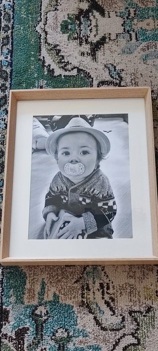 4 Molduras INSPIRE MILANO 40X50CM cor carvalho