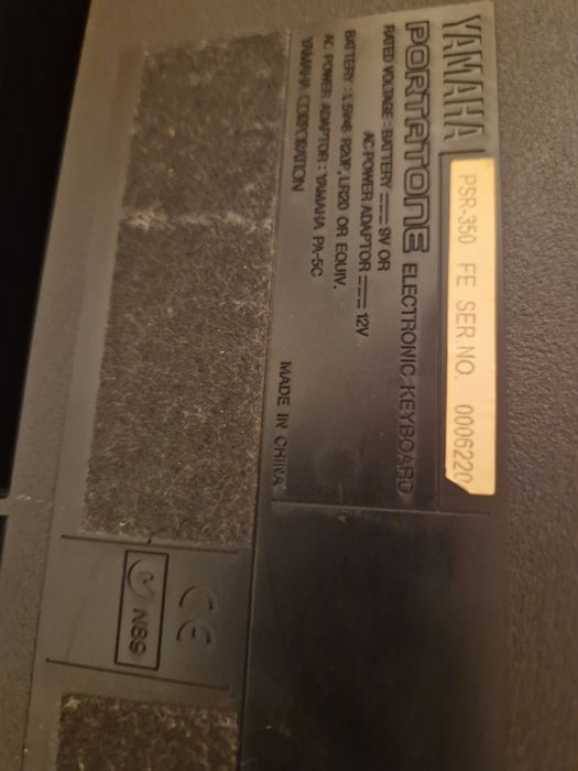 Синтезатор YAMAHA PSR-350